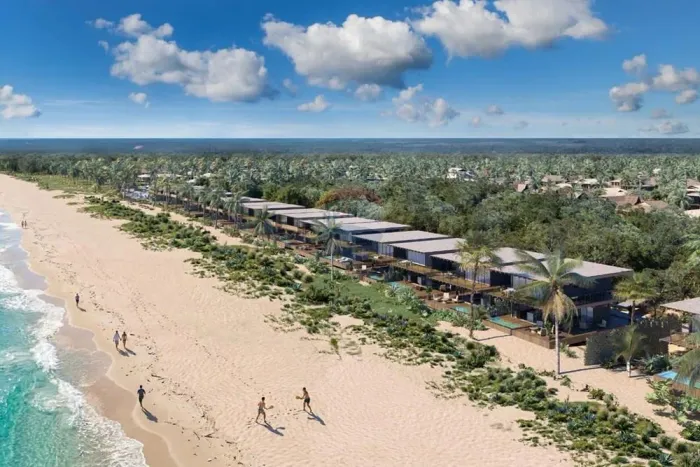 Terrenos e Casas pé na areia á venda na praia de Guaiú Bahia
