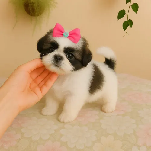 Shih Tzu brincalhão