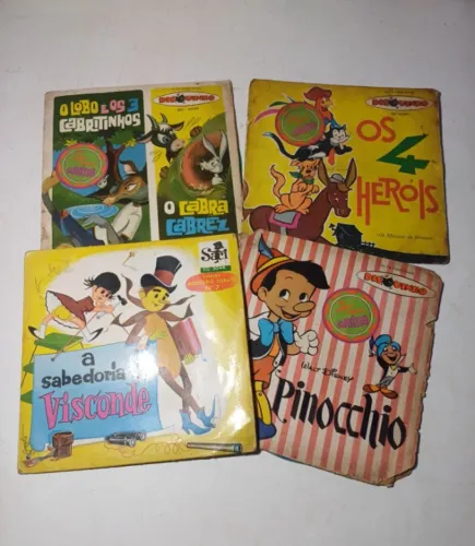 Coleção Disquinhos antigos historinhas todos funcionando.