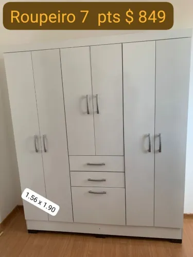 Guarda Roupa Casal Novo Entrega e Montagem Imediata...