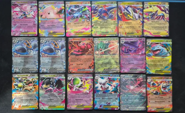 Lote 18 cards raros originais