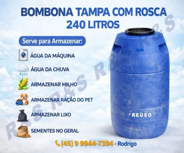 Bombona 240 litros