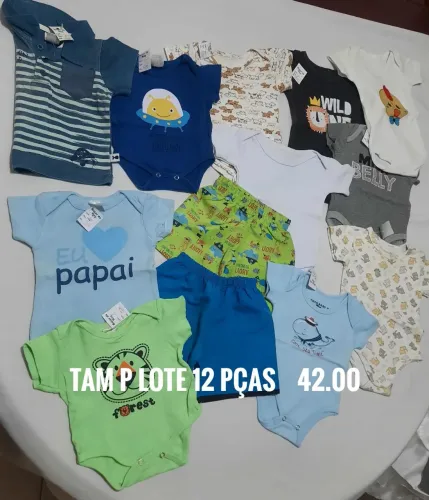 Roupas verão bb tam P Lote
