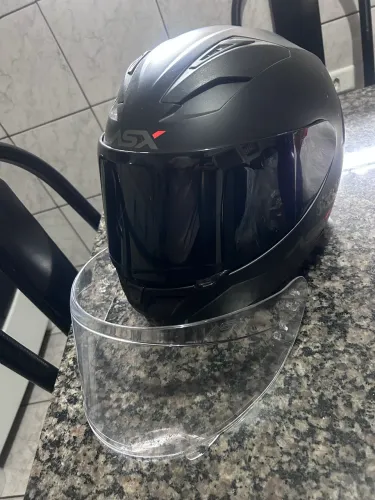 Capacete ASX SUPER CONFORTÁVEL PRETO