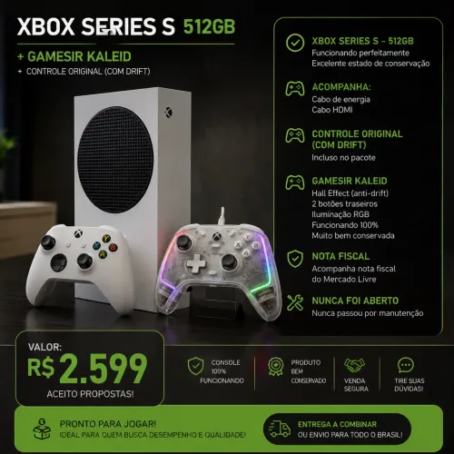 Xbox série S + Manete Gamesir
