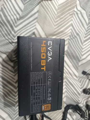 Fonte EVGA 450W+30C 80 PLUS