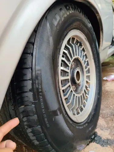 Jogo de rodas opala volante e para-choque 