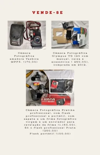 Equipamento fotográfico