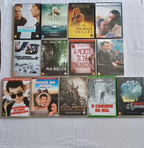 COLEÇÃO DE 16 FILMES EM DVD [EXCELENTE ESTADO DE CONSERVAÇÃO!] ZERADOS!