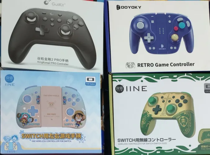 Lote de controles Nintendo switch 1 e 2