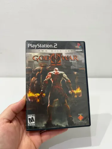 Vendo God Of War 2 Ps2 Original Black Label - semi novo 