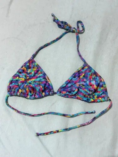 Top de biquíni cortininha