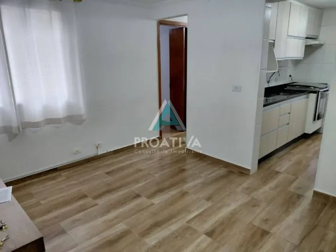 Apartamento com 2 dormitórios para alugar, 50 m² - Jardim Alvorada - Santo André/SP