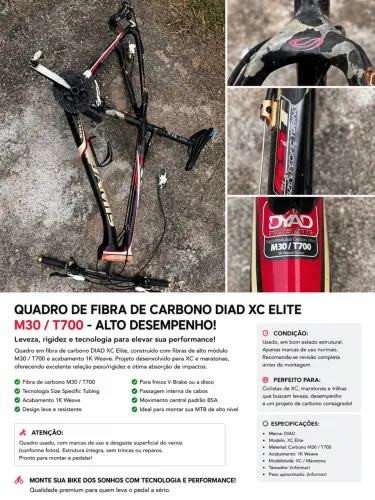 Quadro Carbono Jamis Dakar XC Elite ? DIAD M30/T700