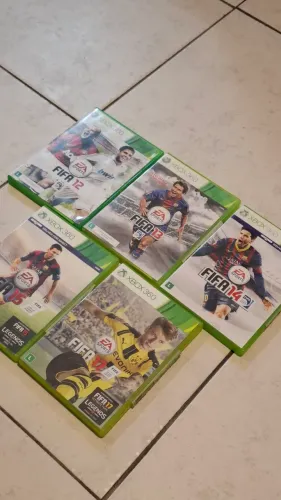 Coleção FIFA Xbox 360 (12,13,14,15,17)