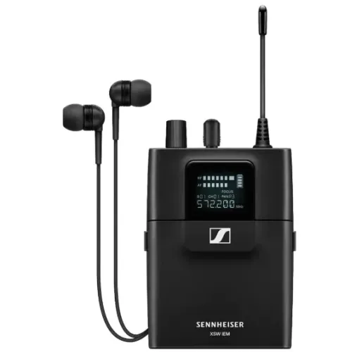 Receptor Bodypack Sennheiser XSW IEM EK Frequência-476-500 MHz