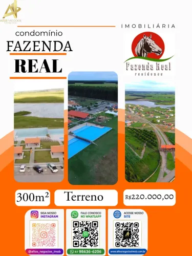 Fazenda Real 1 | Terrenos Prontos para Construir