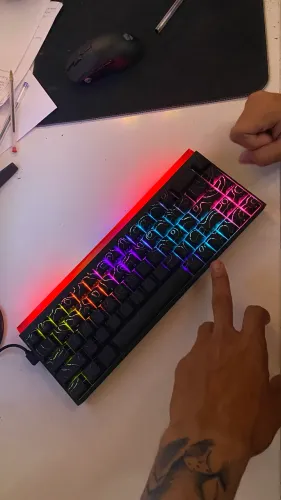 Teclado Mecânico AJAZZ NK68 60% - Oferta Imperdível: R$ 200,00