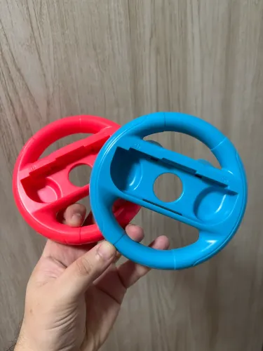 Par de Volantes para Nintendo Switch Joy-Con (Azul e Vermelho)