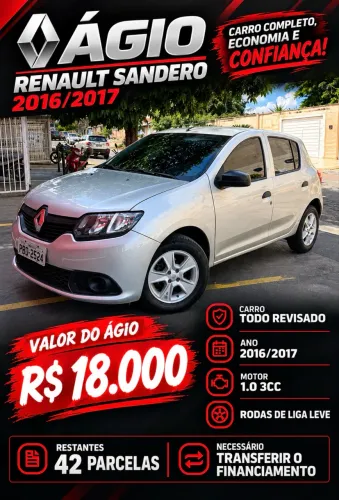 Renault Sandero Authentique Flex 1.0 12V 5P 2017