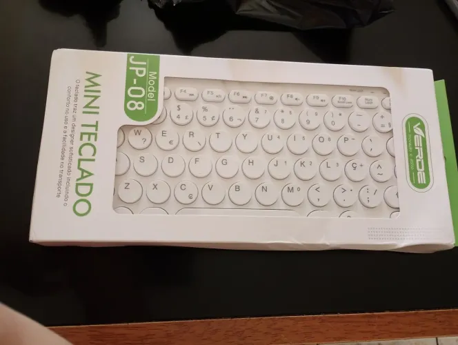 Mini teclado branco