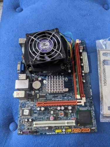 Kit Placa Mãe + Processador + Memoria