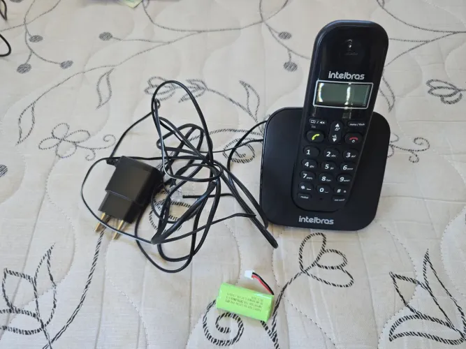 Telefone Sem Fio Intelbras com Base + Bateria