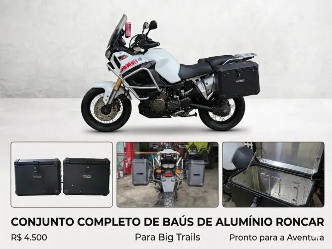PAR DE BAÚ EM ALUMÍNIO RONCAR