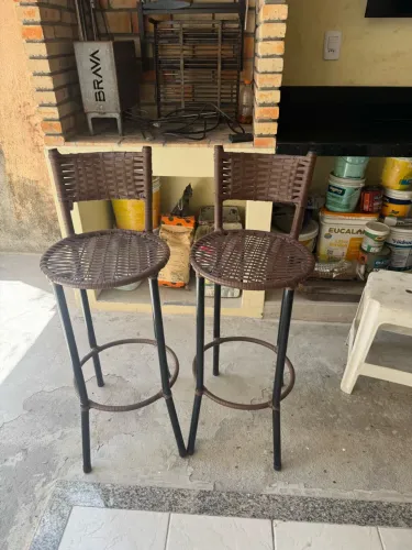 Banquetas de ferro 
