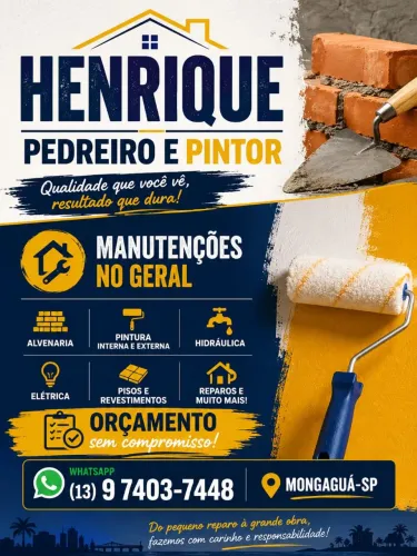 PEDREIRO E PINTOR