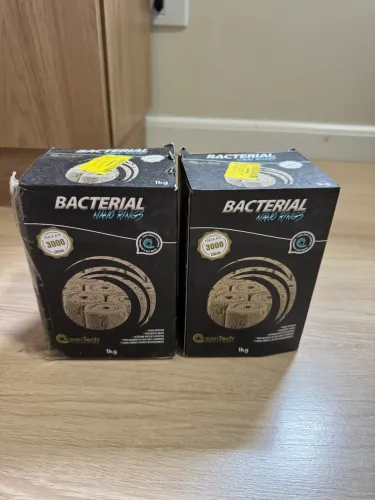 2 caixas de Mídia biológica Ocean Tech Nano Rings - 1Kg