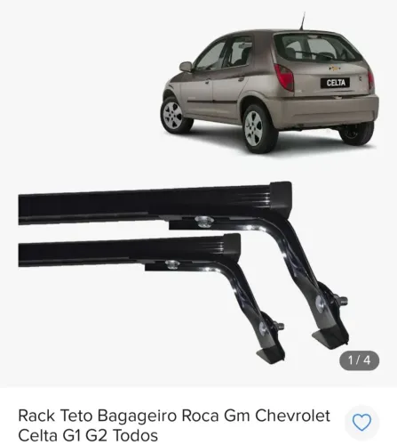Bagageiro Celta 2 portas 2007