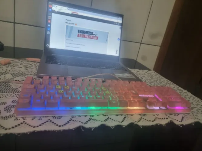 Notebook Samsung Book E20 + Teclado Gamer 