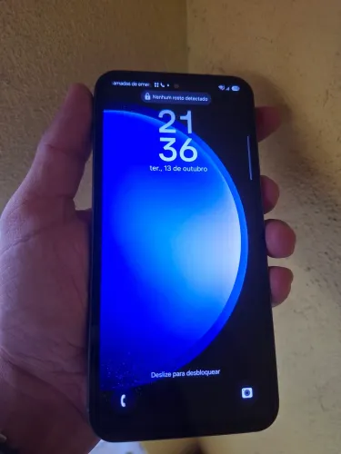 Samsung S23 FE 128g, desbloqueio facial, NFC,  com capinha pelicula e carregador 