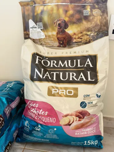 Racao formula natural pro filhotes 15 kg