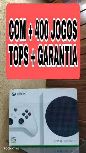 Xbox séries s, + 400 jogos tops