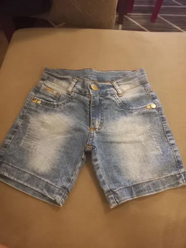 Calção jeans infantil