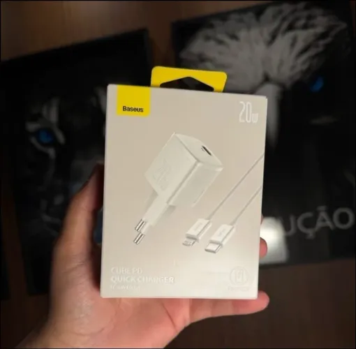 Carregador iPhone Lightning Original Baseus 20w
