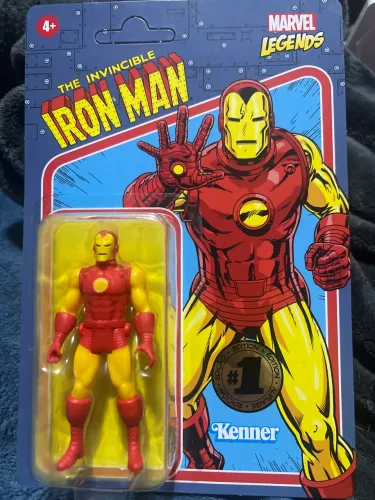Marvel Legends retrô Kenner Hasbro Iron Man lacrado Edição Especial Homem de Ferro