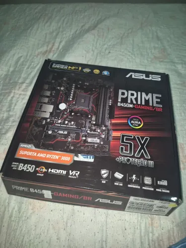 Placa-Mãe ASUS Prime B450M-Gaming/BR AM4 - Perfeito Estado