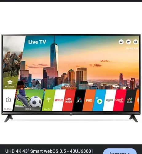 Smart tv LG 43 polegadas 4k