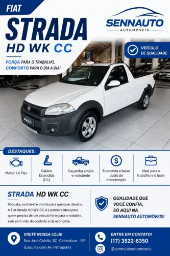 Fiat Strada Working Hard 1.4 Fire Flex 8V CS 2020