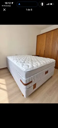 CAMA BOX SIMMONS BEAUTYREST MAESTRO - CASAL 138 x 188 CM