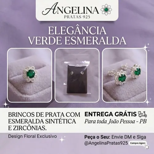Brincos de prata 925