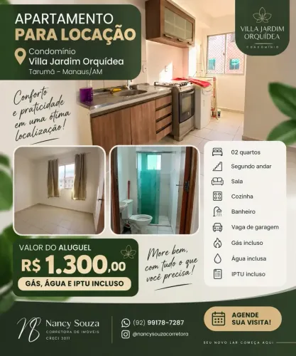 **Apartamento 2 Quartos no Villa Jardim Torquato R$ 1.300 com Água, Gás e Condomínio Incl