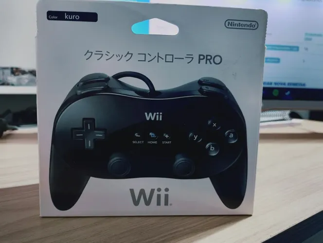 Controle Nintendo Wii Classic original semi novo