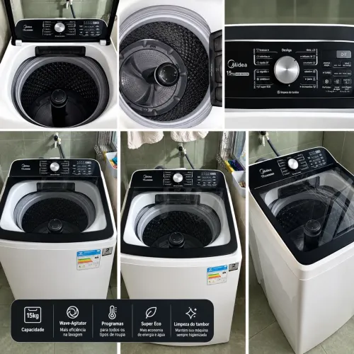 Máquina de lavar midea 15kg