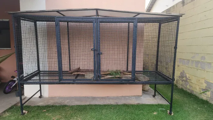 Viveiro para pássaros e outros animais