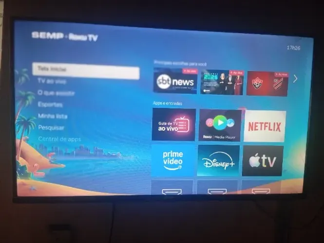 Televisão smartv 43 semp