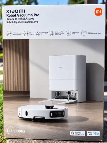 Xiaomi Robot Vacuum 5 Pro - Novo - Robô Aspirador com Base Inteligente